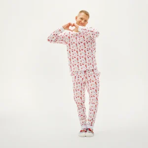 Valentines Pyjamas Hvid - Herre.