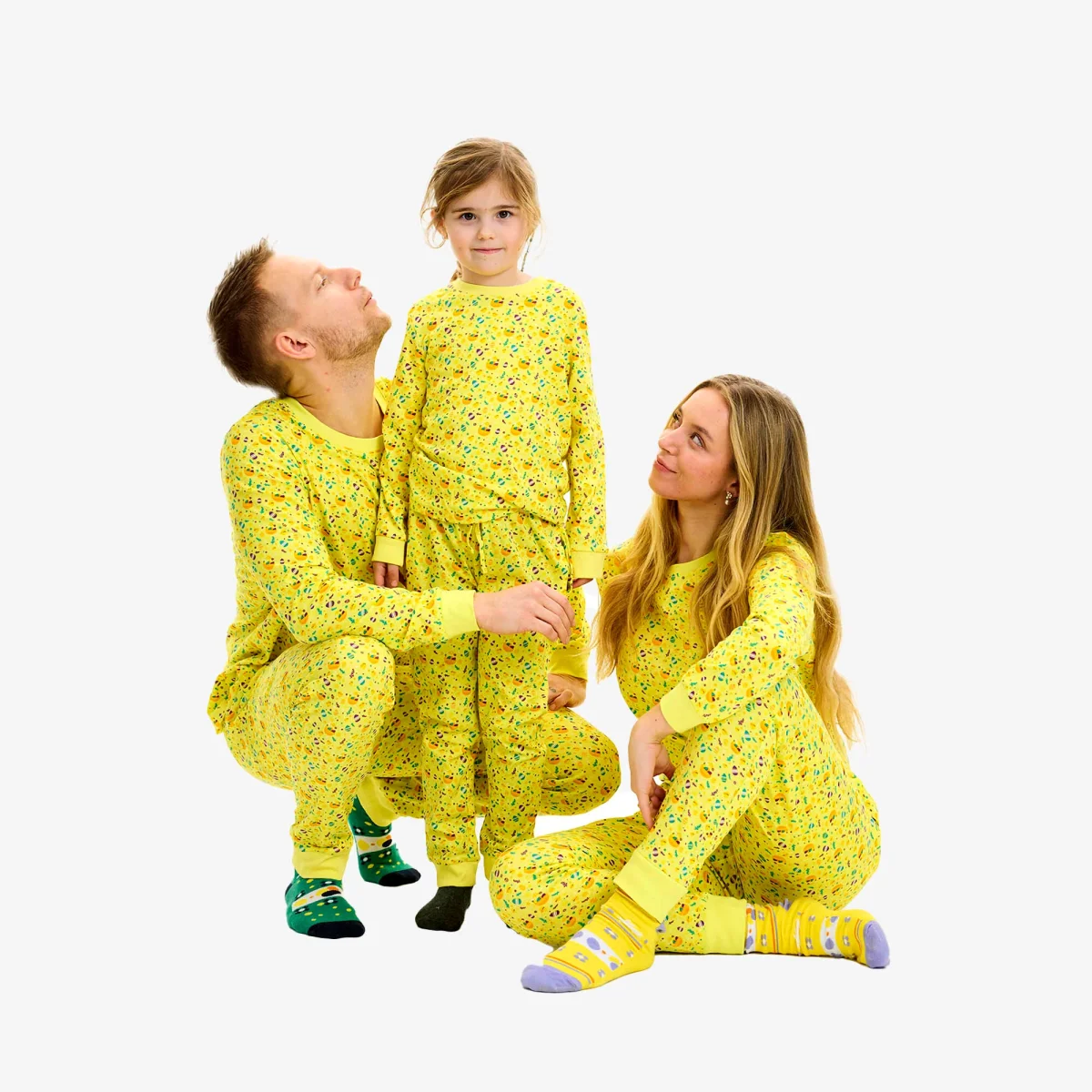 Påskekyllingens Påskepyjamas Gul - Dame. - Billede 6