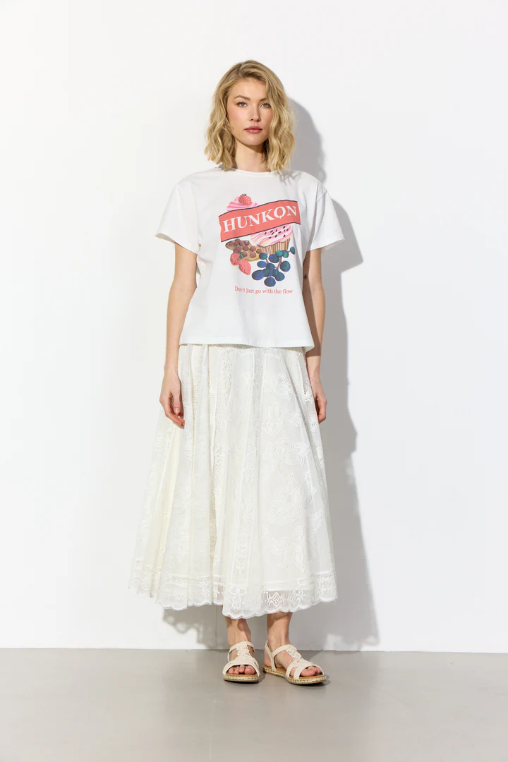 Sweet treat T-shirt - White - Billede 6